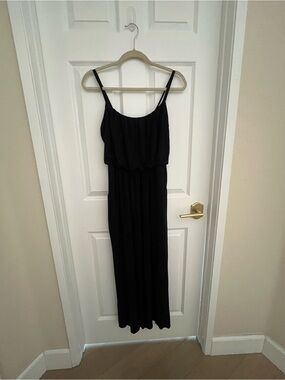 Classic Navy Blue Spaghetti-Strap Jumpsuit Small